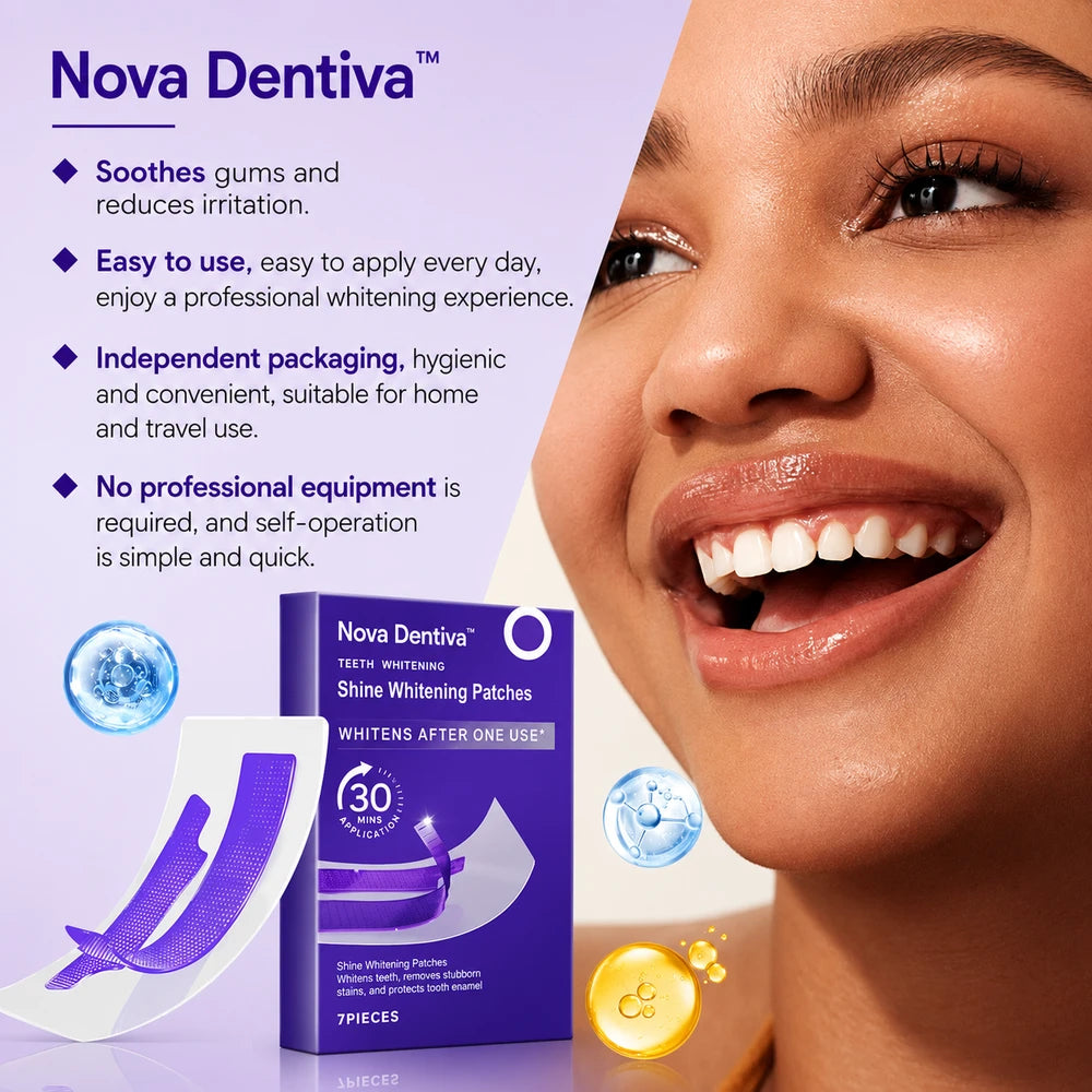 Purple Teeth Whitening Strips